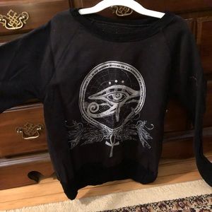 Black and white sweater